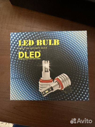 Автомобильная светодиодная лампа H8 PGJ9