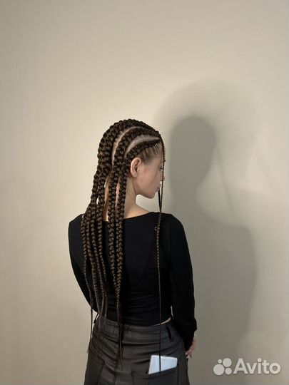 Афрокосы косы с канекалоном брейды