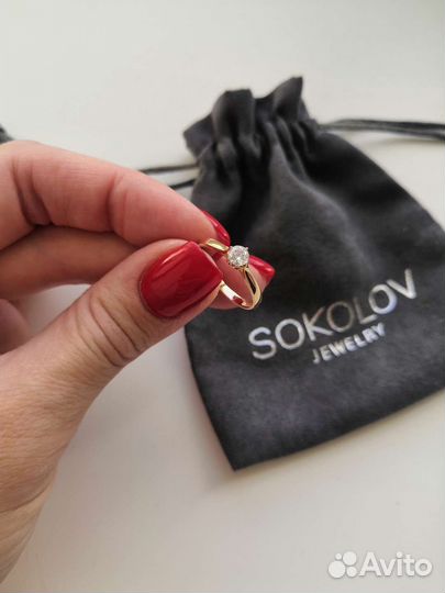 Золотое кольцо 585 проба