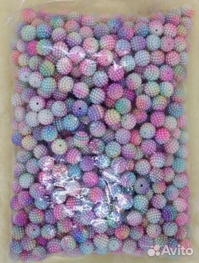 Бусины шамбала (ежевика) для рукоделия