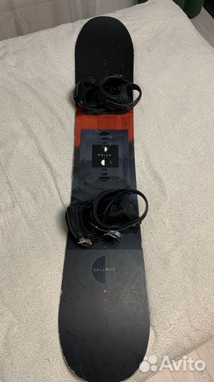 Сноуборд salomon + крепы head