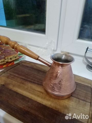 Турка для кофе медная