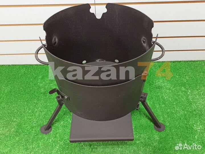 Печь под казан 16л с дверцей d - 41см