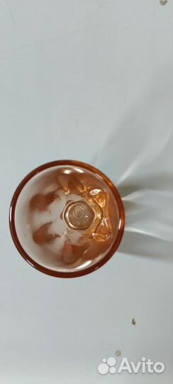 Рюмка стопка карамельное стекло СССР
