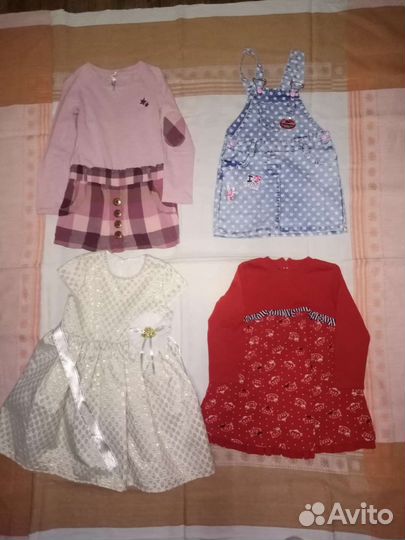 Детские вещи пакетом для девочек 98 рост