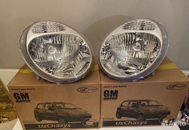 Фара на Daewoo Matiz правая/левая. Рестайл/ Дорест