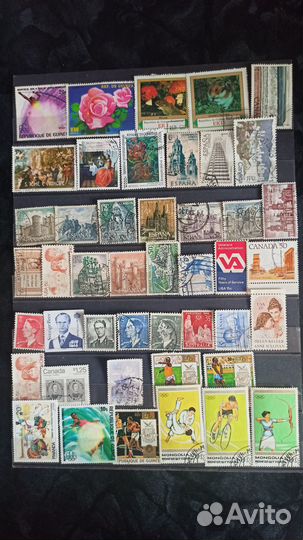 Подборка почтовых марок. наборы