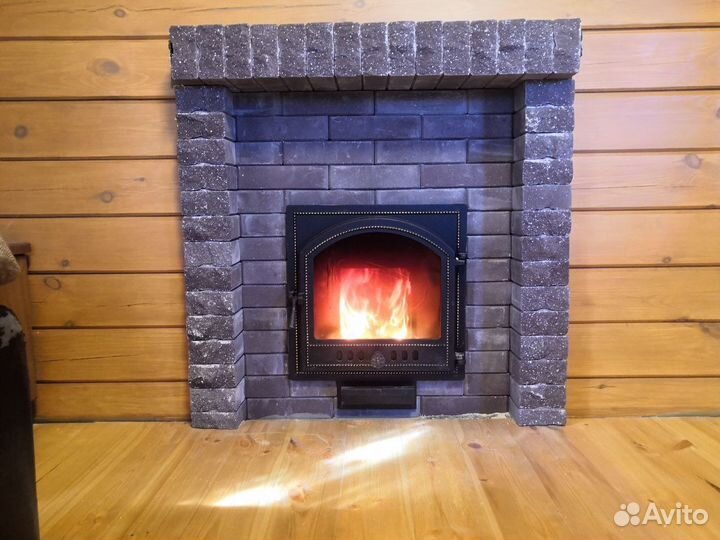 Монтаж печей, каминов, отделка, строительство