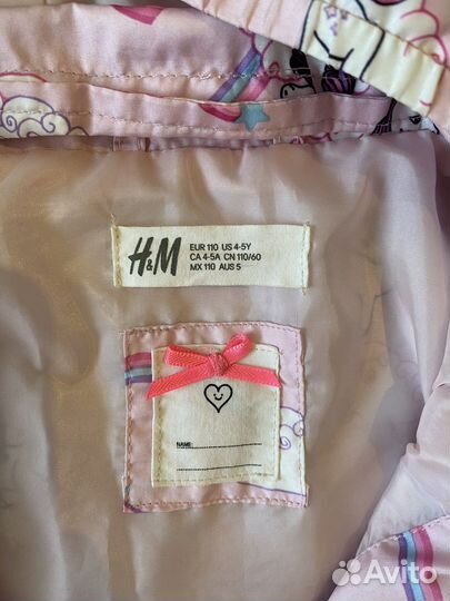 Куртка ветровка для девочки 110 h&m