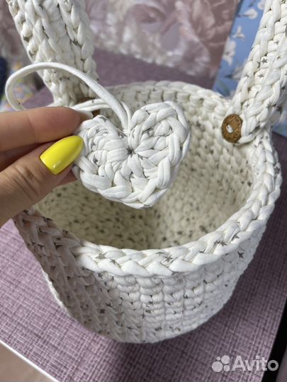 Корзинка на кроватку