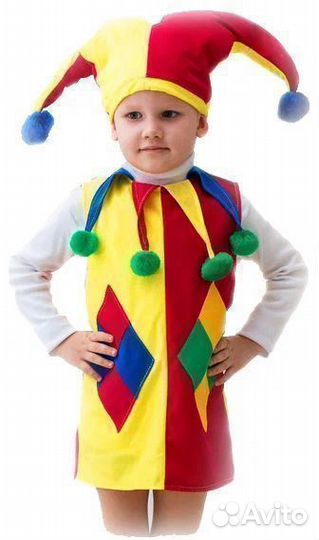 Карнавальный костюм Арлекино маленький 3-5 лет