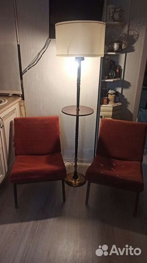 Старинный торшер рабочий