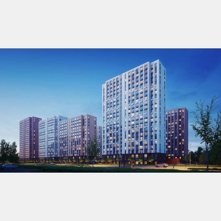 2-к. квартира, 36,1 м², 5/24 эт.