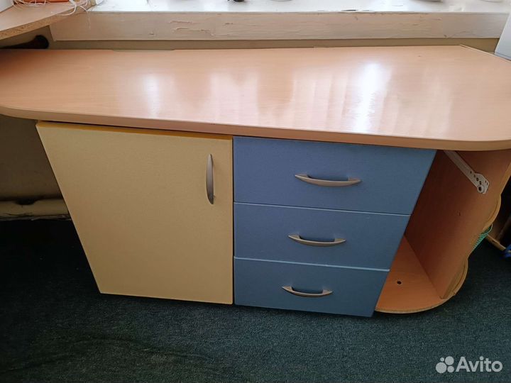 Тумба -комод в детскую с ящиком и полками