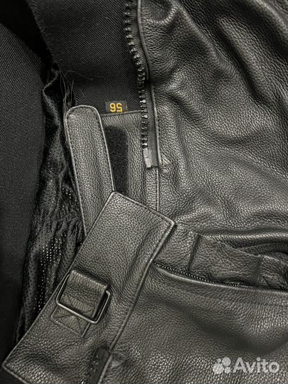 Мотоштаны кожаные мужские