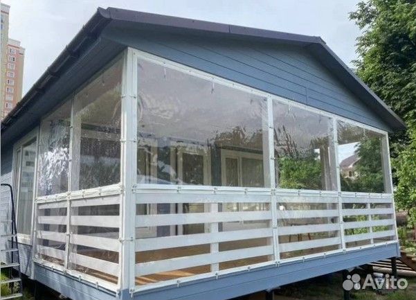 Мягкие окна для беседок и террас