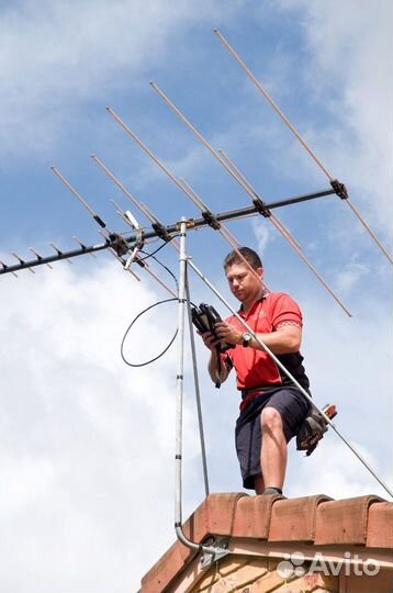 Установка спутниковых антенн Триколор, нтв+, МТС