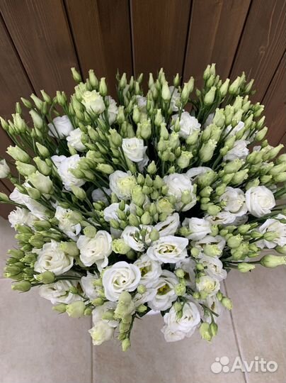 Лизиантус, эустома, букет