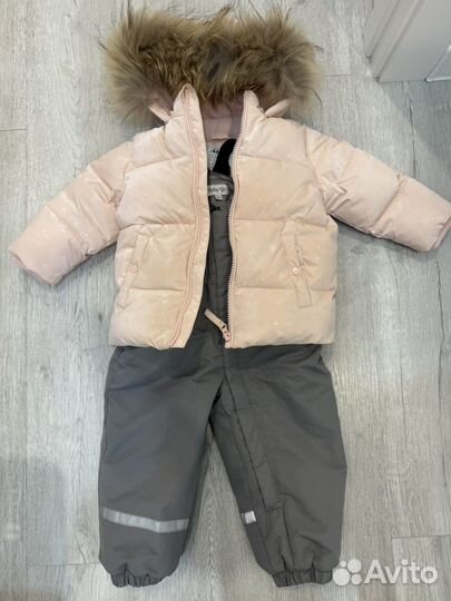 Зимний костюм для девочки 80
