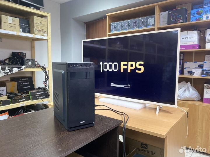 Игровой пк intel i3 10100f / AMD RX 550