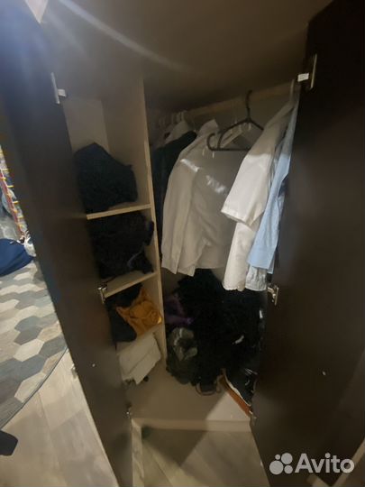 Кровать чердак со столом и шкафом бу