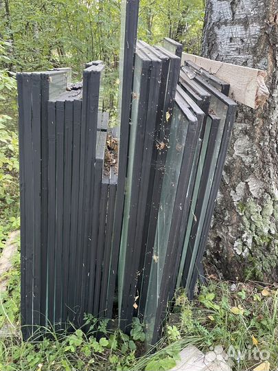 Стеклопакет и доски