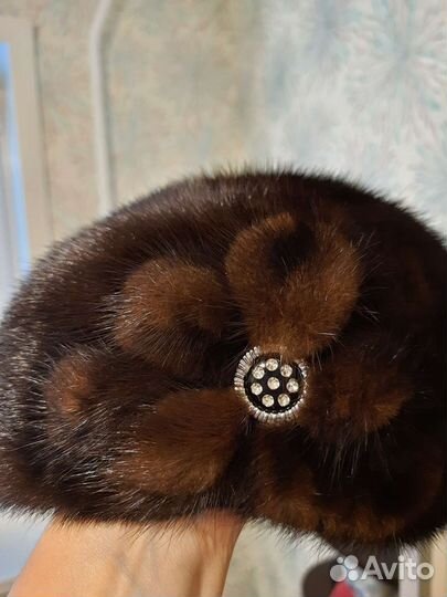 Шапка норковая женская