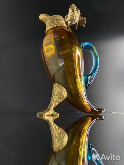 Антикварный графин в виде птицы