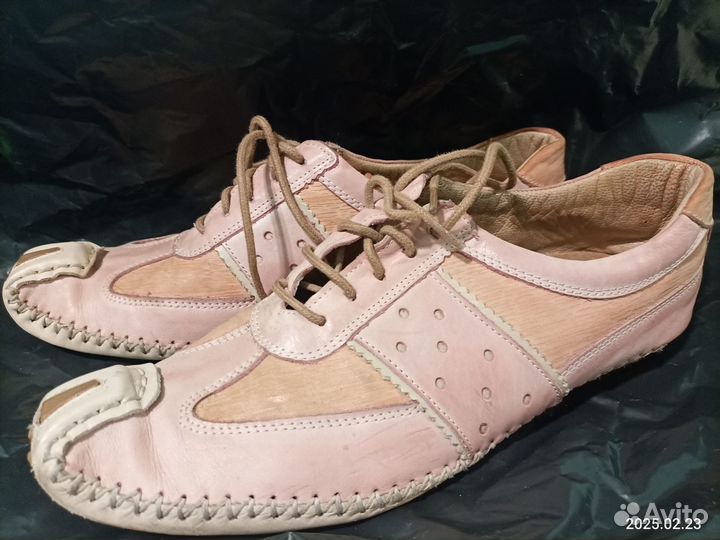 Кроссовки натуральная кожа