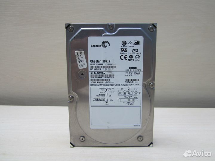 HDD Seagate ST373207LC (73GB) scsi SCA-80 №13