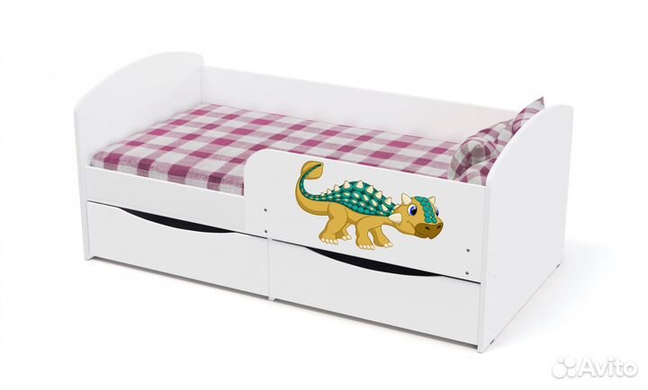 Детская кровать динозавр