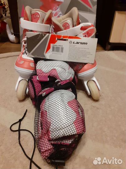 Роликовые коньки детские раздвижные