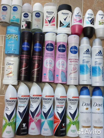 Дезодорант Nivea, Rexona, Dave, Secret