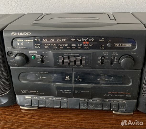 Магнитола Sharp WF-950 HT (BK)