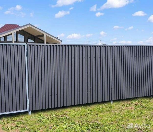 Заборы навесы