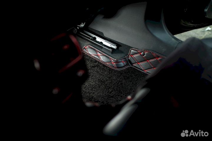 3D коврики из экокожи Audi