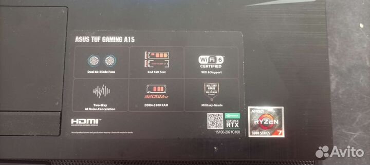 Asus tuf gaming a15
