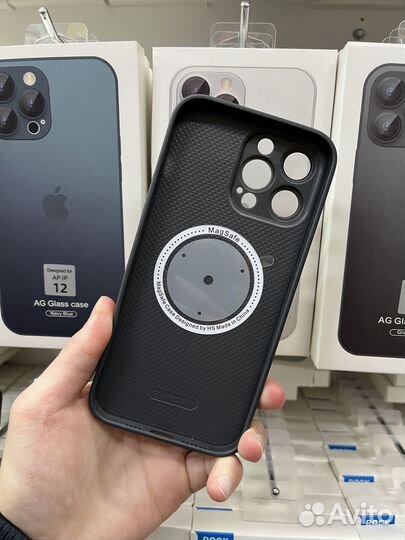 Графитовые чехлы на iPhone 12/13/14