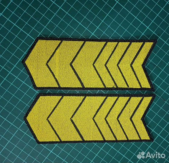 Нашивки нарукавные по годам службы вс РФ