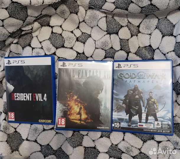 Коробки бокс от игр ps5