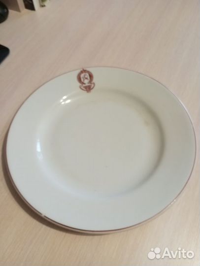 Тарелка агитационная СССР. Клеймо 