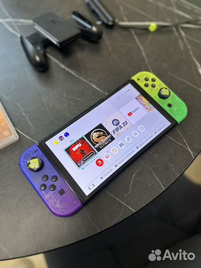 Nintendo switch oled splatoon 3 edition