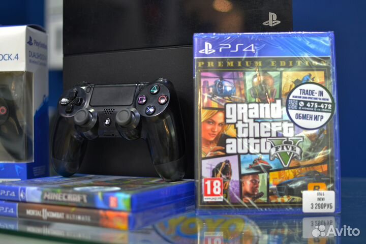 PlayStation 4 Fat Приставки с гарантией Обмен диск