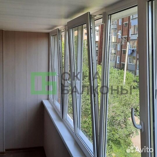 Остекление балконов в панельном доме