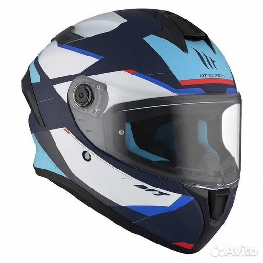 MT Helmets Targo S Kay Full Face Helmet Бело-синий