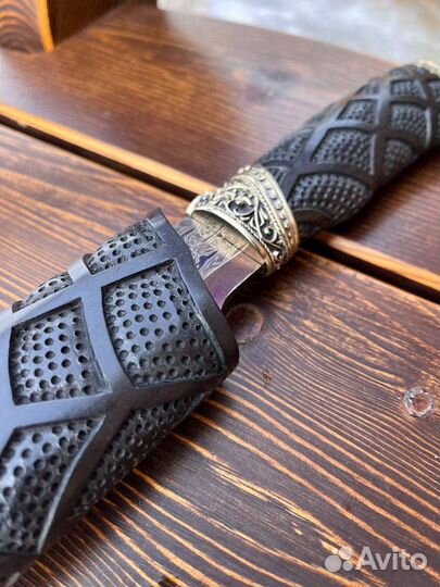 Авторский нож ручной работы “Паутина”