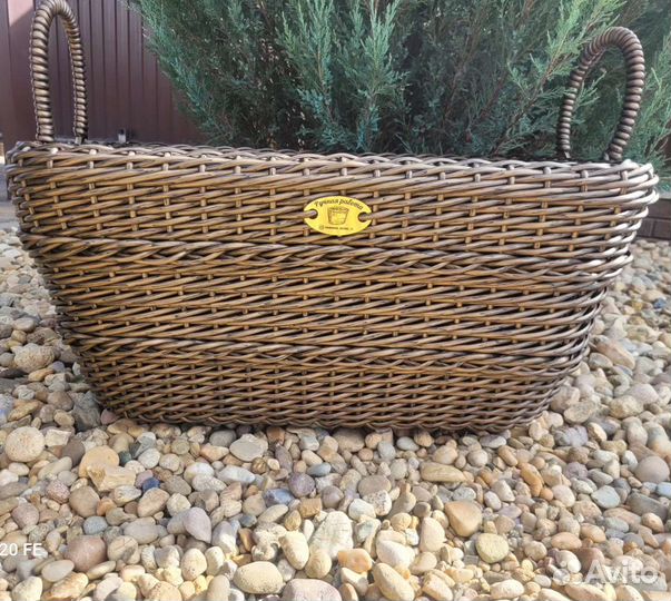 Дровница из ротанга 40 л