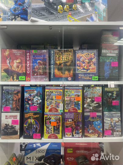 Картриджи на Sega 16BIT Сега