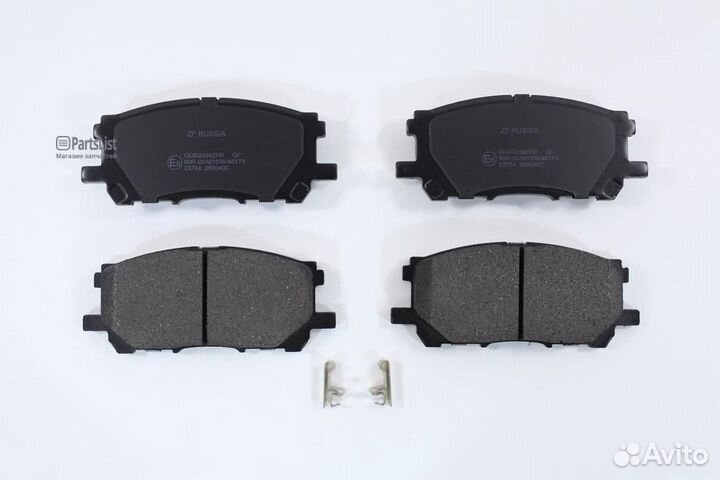Колодки тормозные lexus RX300/RX330/RX350 0308/RX400H 0509 передние GDB3338ZFR