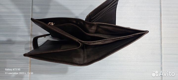 Бумажник мужской кожаный